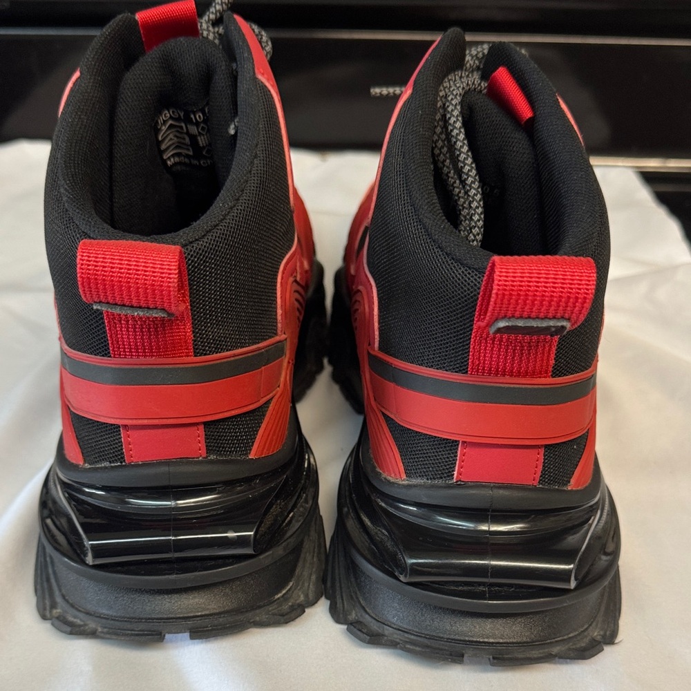 Stylish Red Javi Jiggy Red And Black Men's Boots View 5